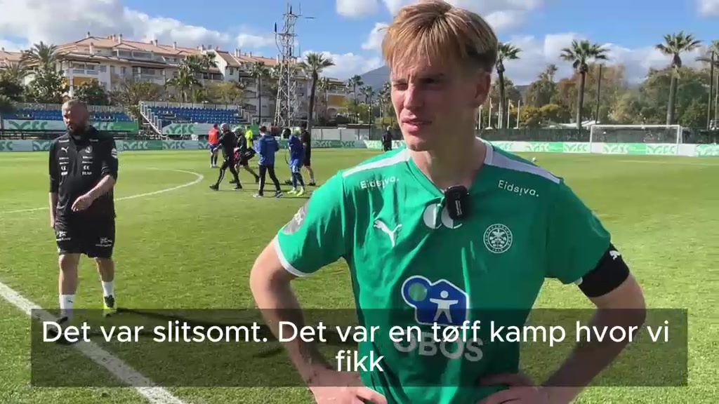 Snorre Strand Nilsen etter kampen mot FKH